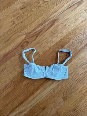 sexy bikini top light blue